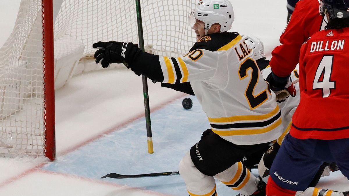 Boston Bruins forward Curtis Lazar