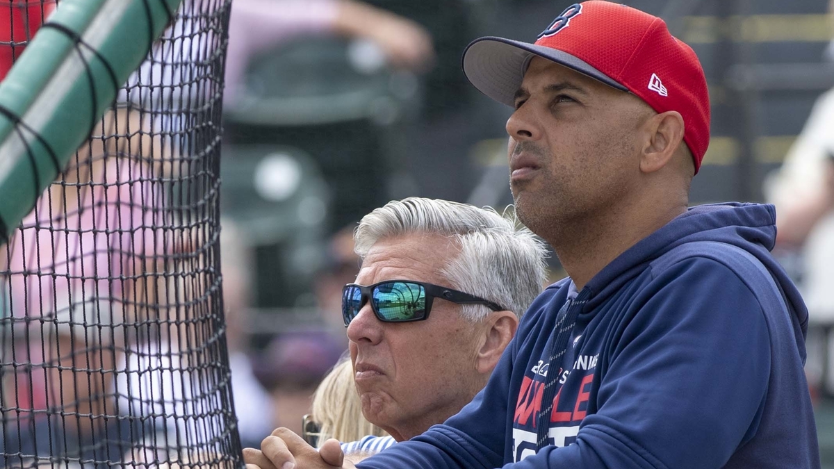 Philadelphia Phillies President Of Baseball Operations Dave Dombrowski And Boston Red Sox Manager Alex Cora