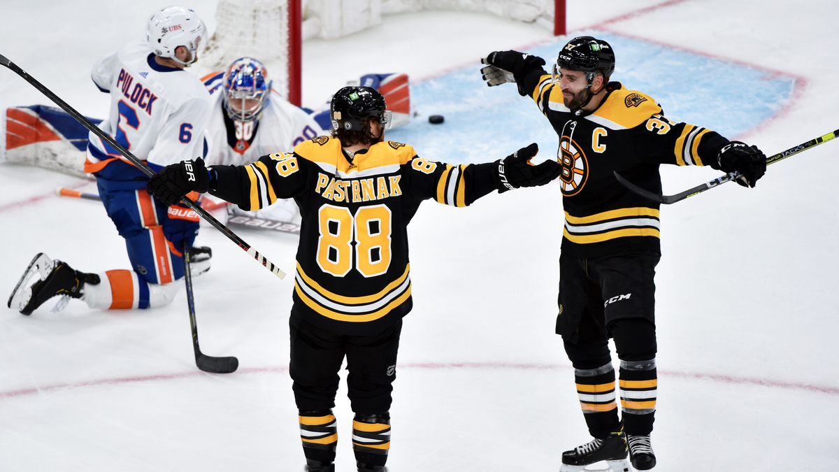Boston Bruins winger David Pastrnak