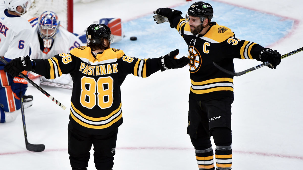 David Pastrnak, Patrice Bergeron