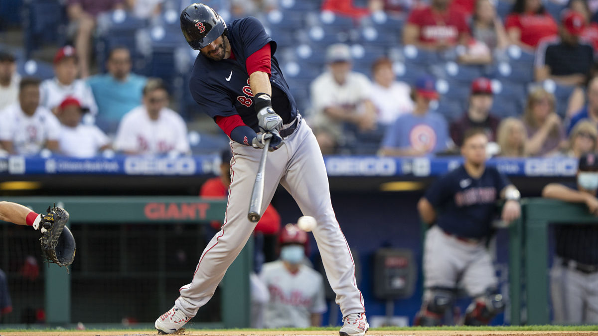 Boston Red Sox designated hitter J.D. Martinez