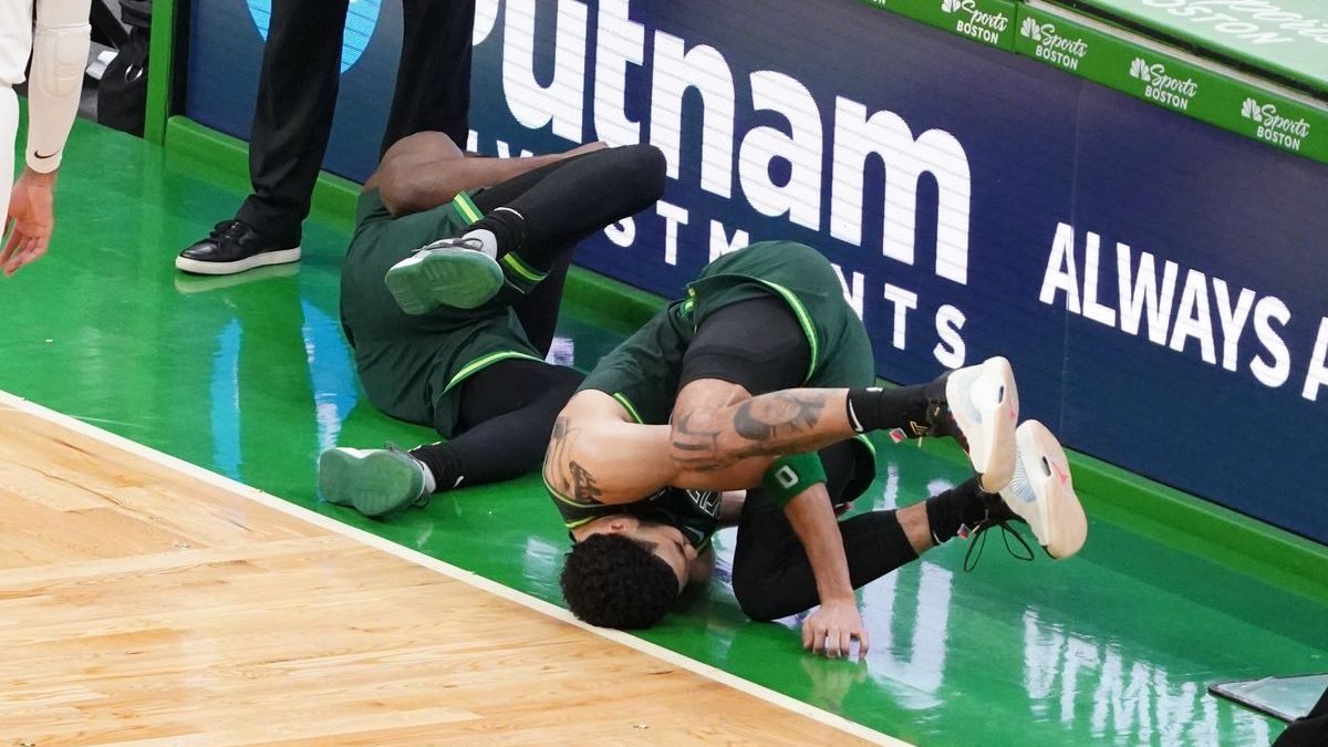 Boston Celtics wings Jaylen Brown, Jayson Tatum