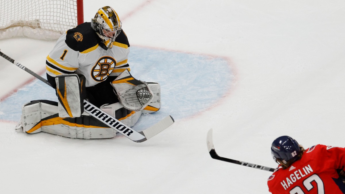 Boston Bruins Goaltender Jeremy Swayman