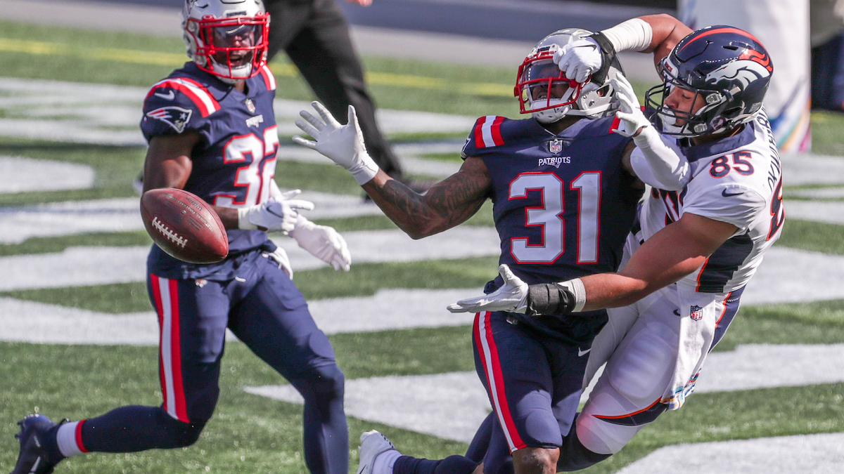 Patriots defensive back Jonathan Jones