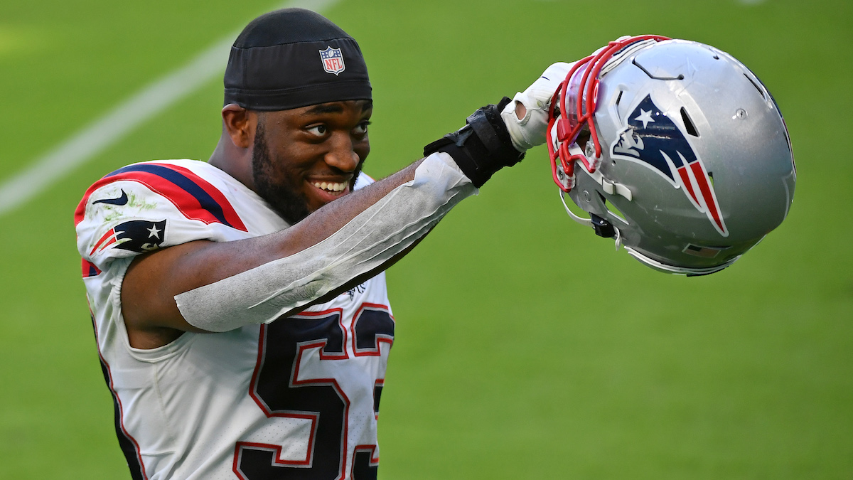 Patriots linebacker Josh Uche