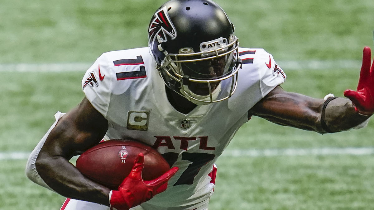 Falcons wide receiver and potential Patriots trade target Julio Jones