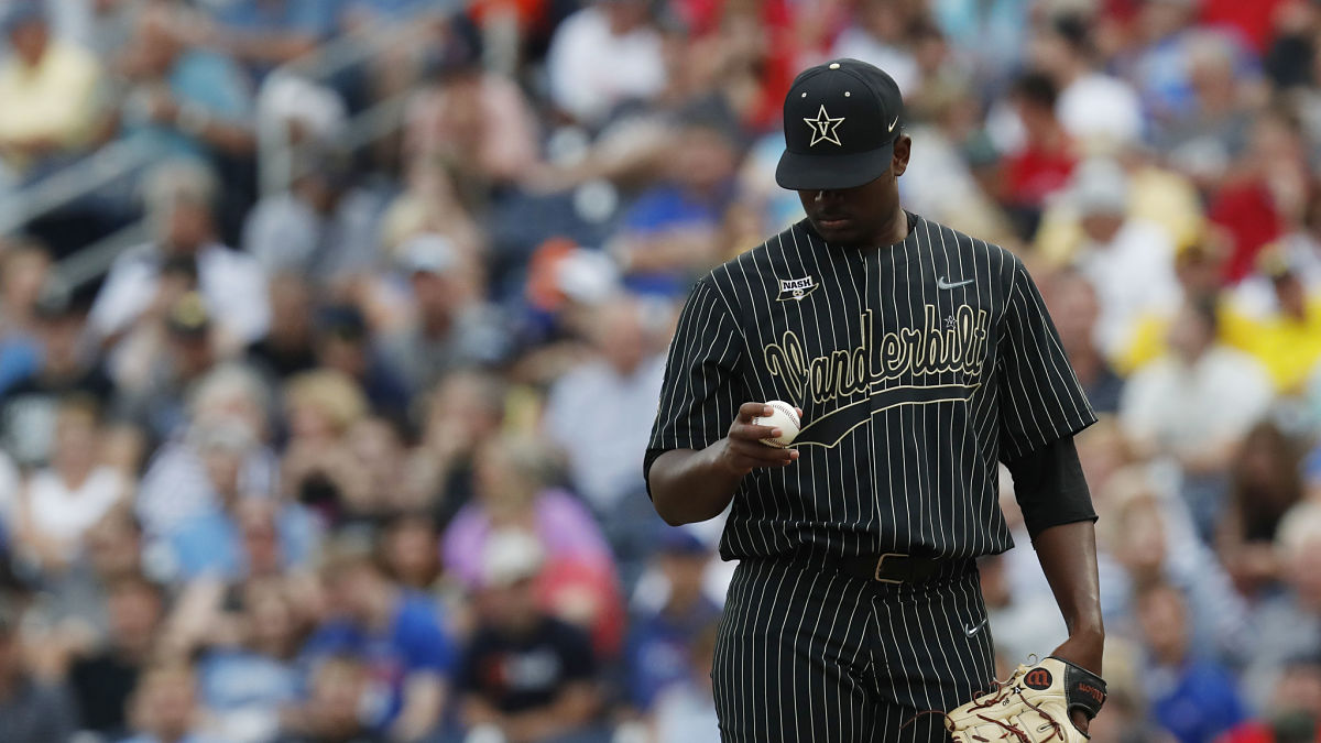 Vanderbilt pitcher Kumar Rocker