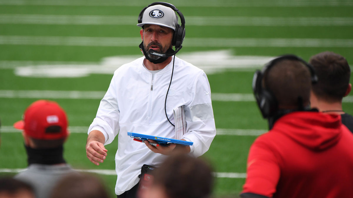 San Francisco 49ers head coach Kyle Shanahan