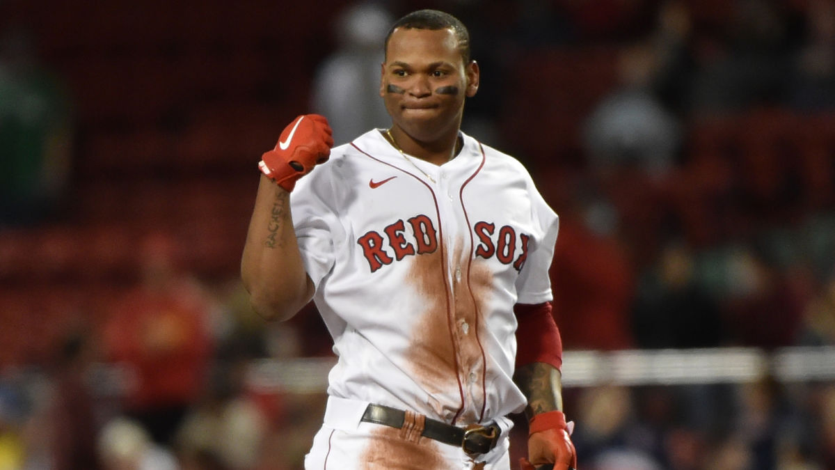 Boston Red Sox third baseman Rafael Devers