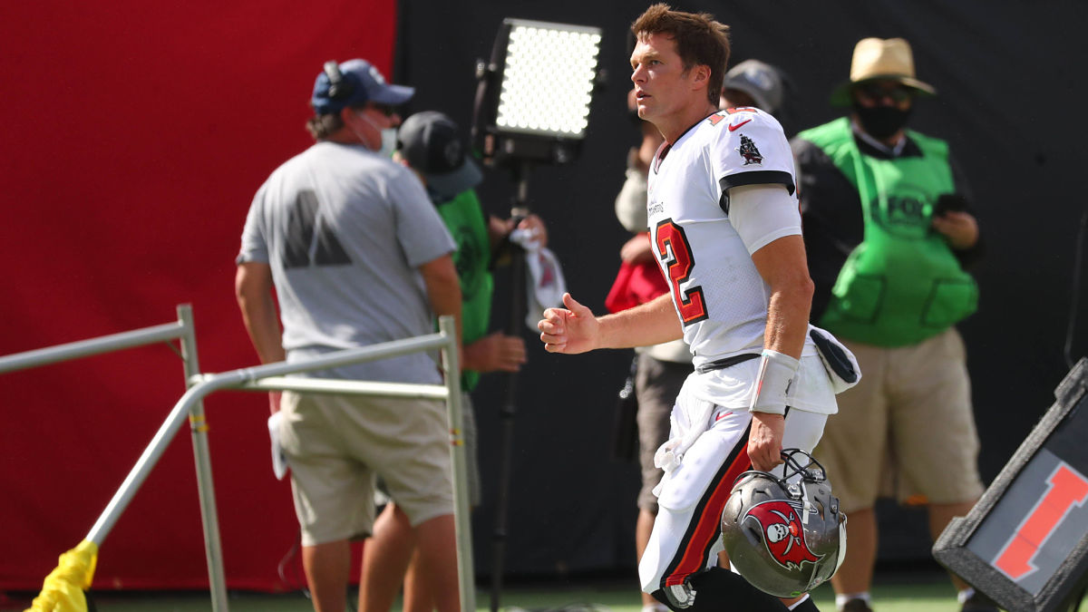 Tampa Bay Buccaneers quarterback Tom Brady