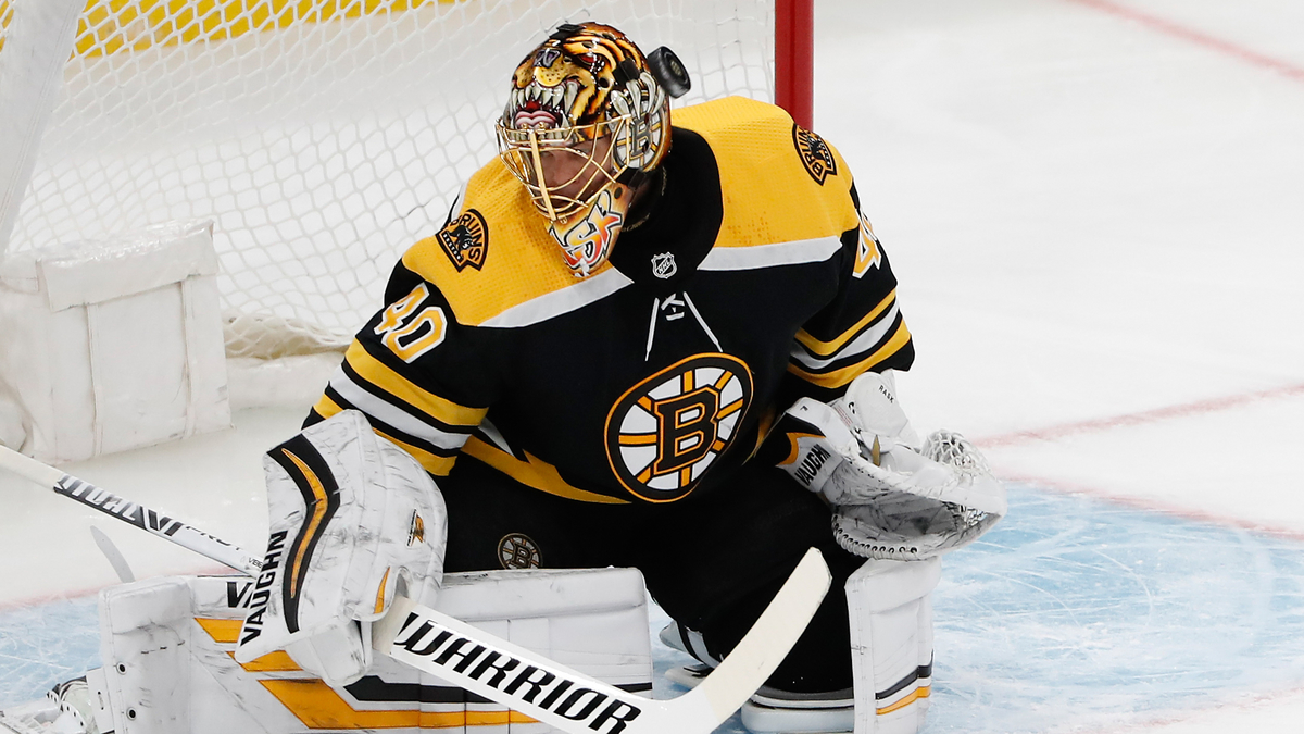 Boston Bruins goalie Tuukka Rask