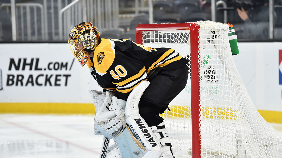 Boston Bruins goaltender Tuukka Rask