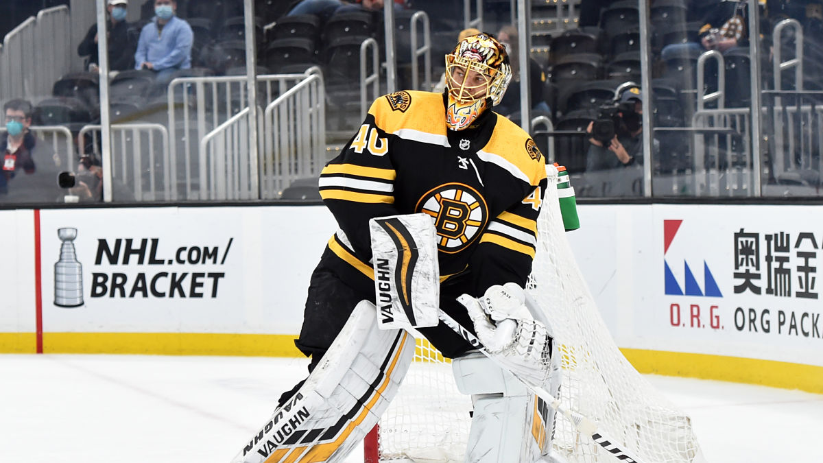 Boston Bruins goaltender Tuukka Rask