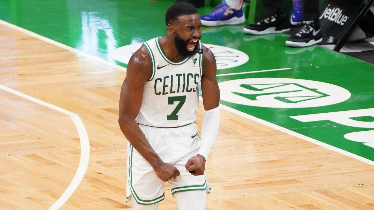 Boston Celtics guard Jaylen Brown