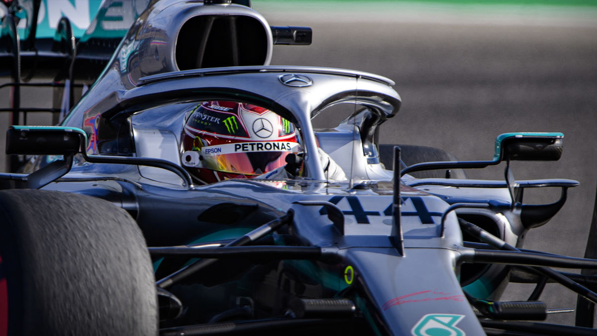Formula One driver Lewis Hamilton