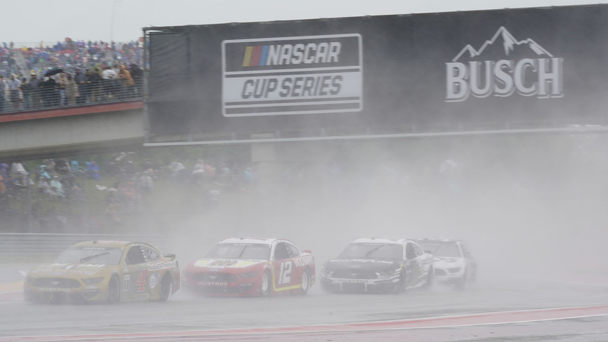 NASCAR drivers at COTA