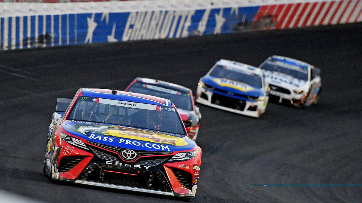 NASCAR drivers at Charlotte Motor Speedway