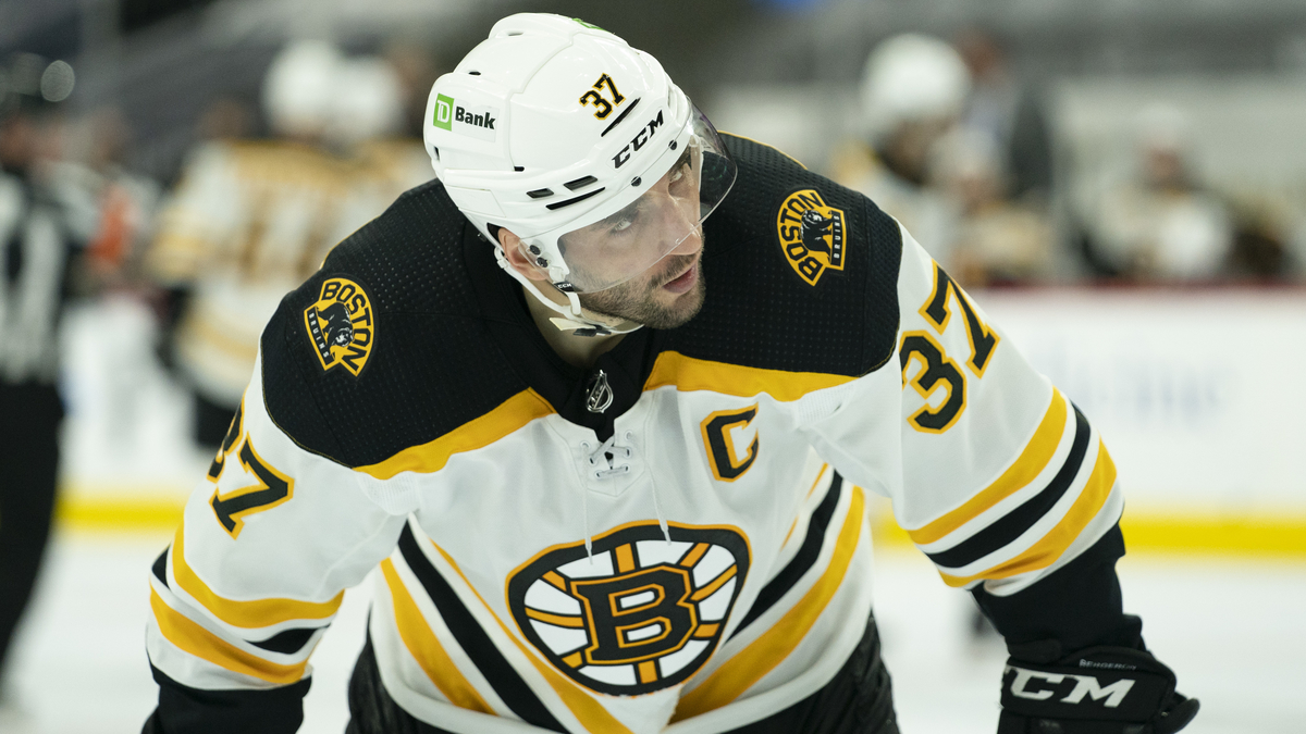 Boston Bruins center Patrice Bergeron
