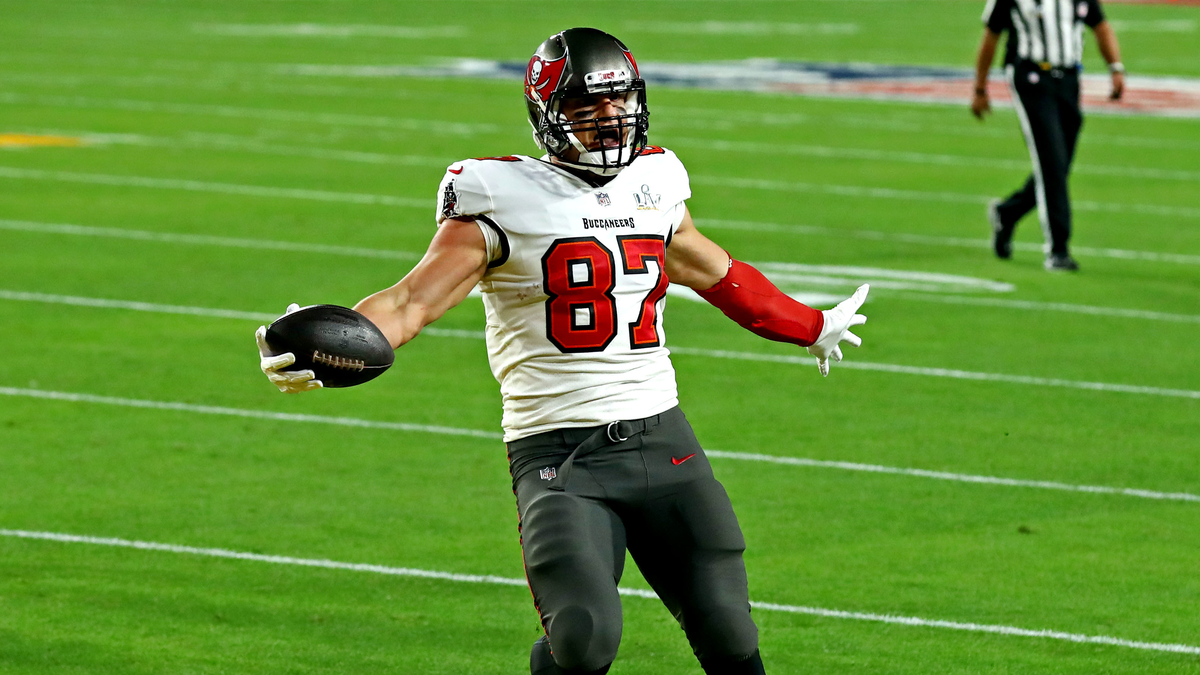 Free agent NFL tight end Rob Gronkowski