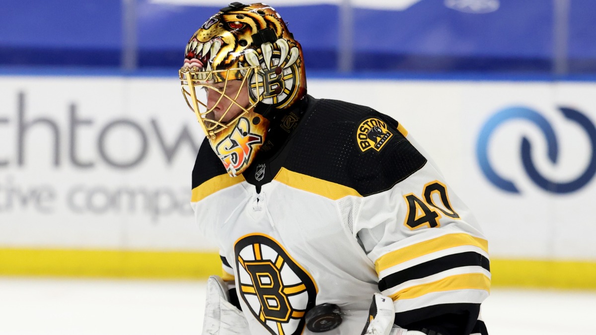 Boston Bruins goaltender Tuukka Rask