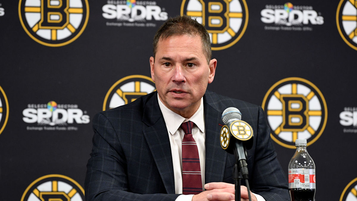 Boston Bruins head coach Bruce Cassidy