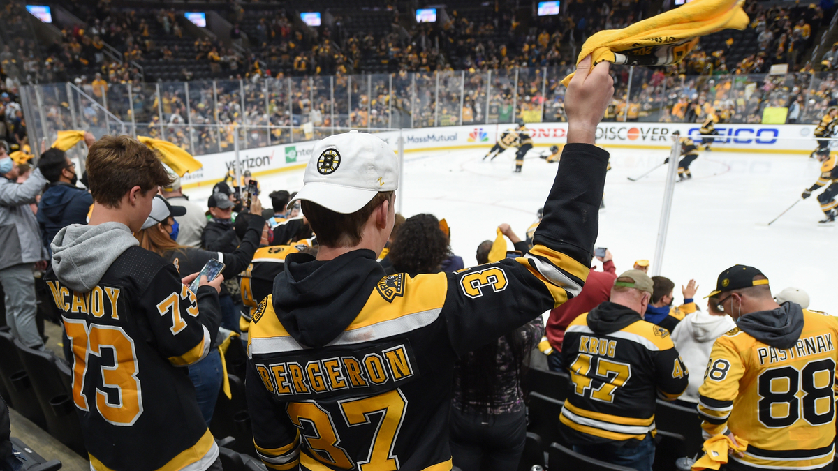 Boston Bruins Fans At TD Garden