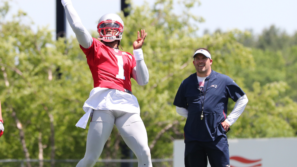 New England Patriots quarterback Cam Newton