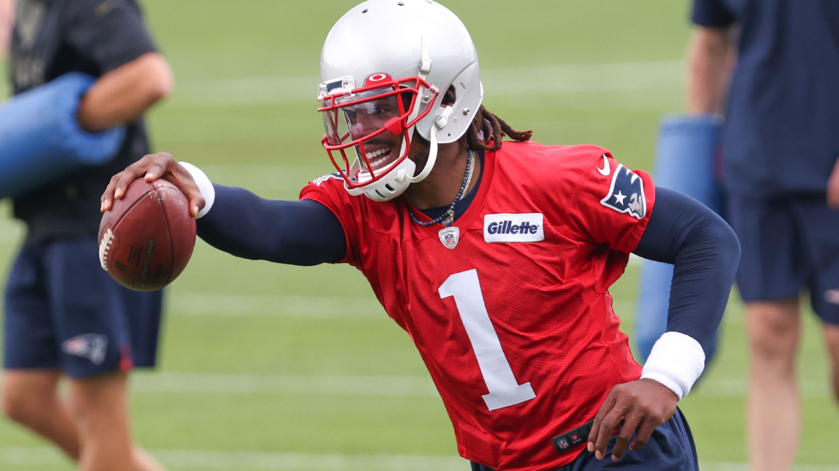 New England Patriots quarterback Cam Newton