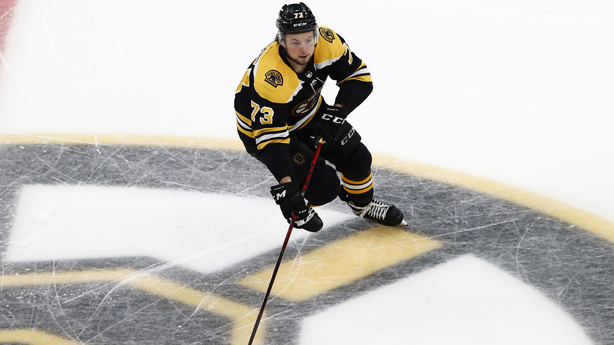 Boston Bruins defenseman Charlie McAvoy