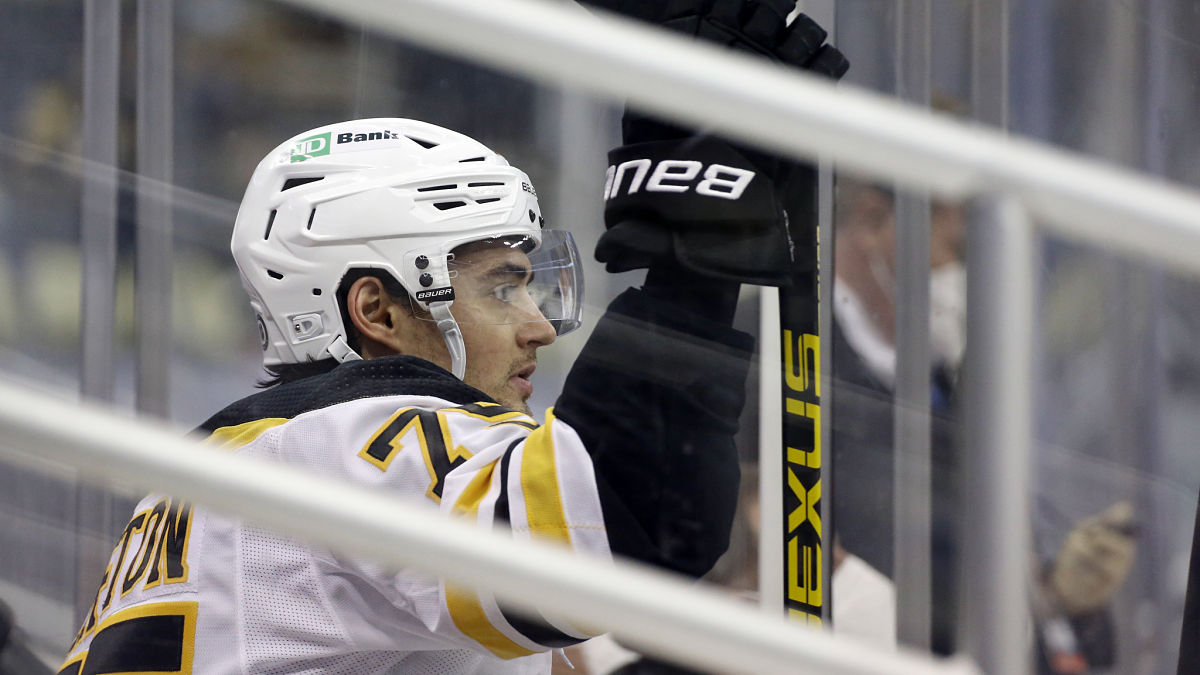 Boston Bruins defenseman Connor Clifton