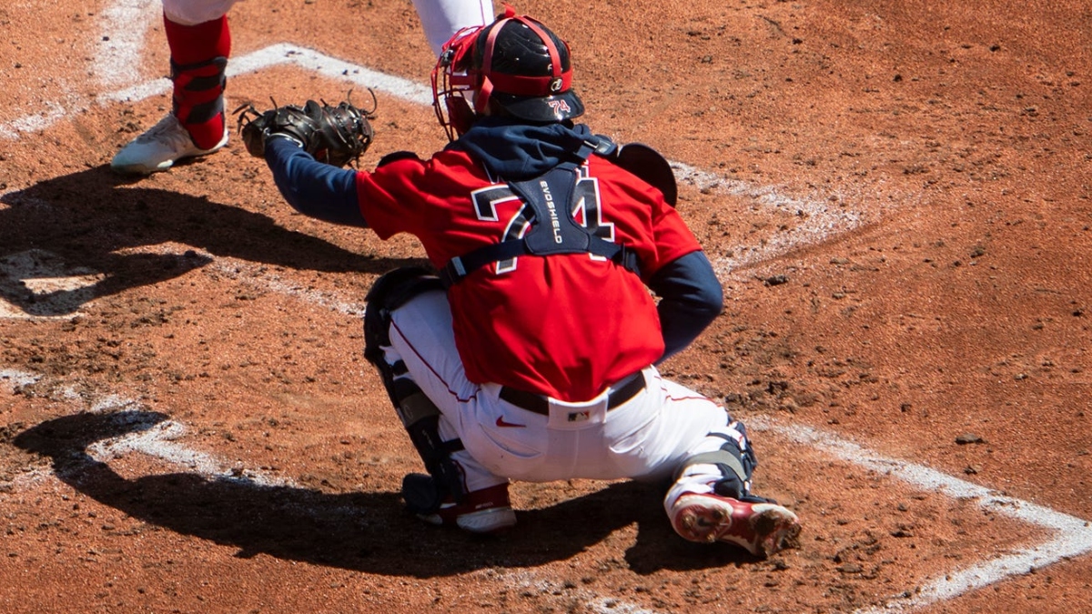 Boston Red Sox catcher Connor Wong