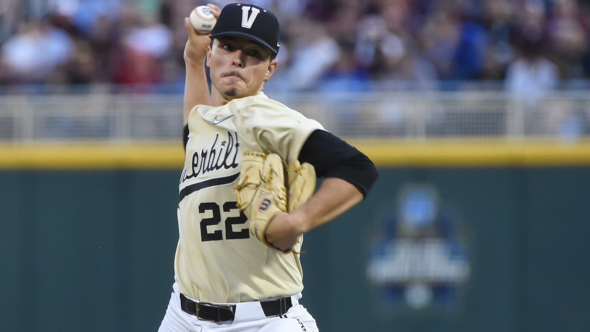 Vanderbilt pitcher Jack Leiter
