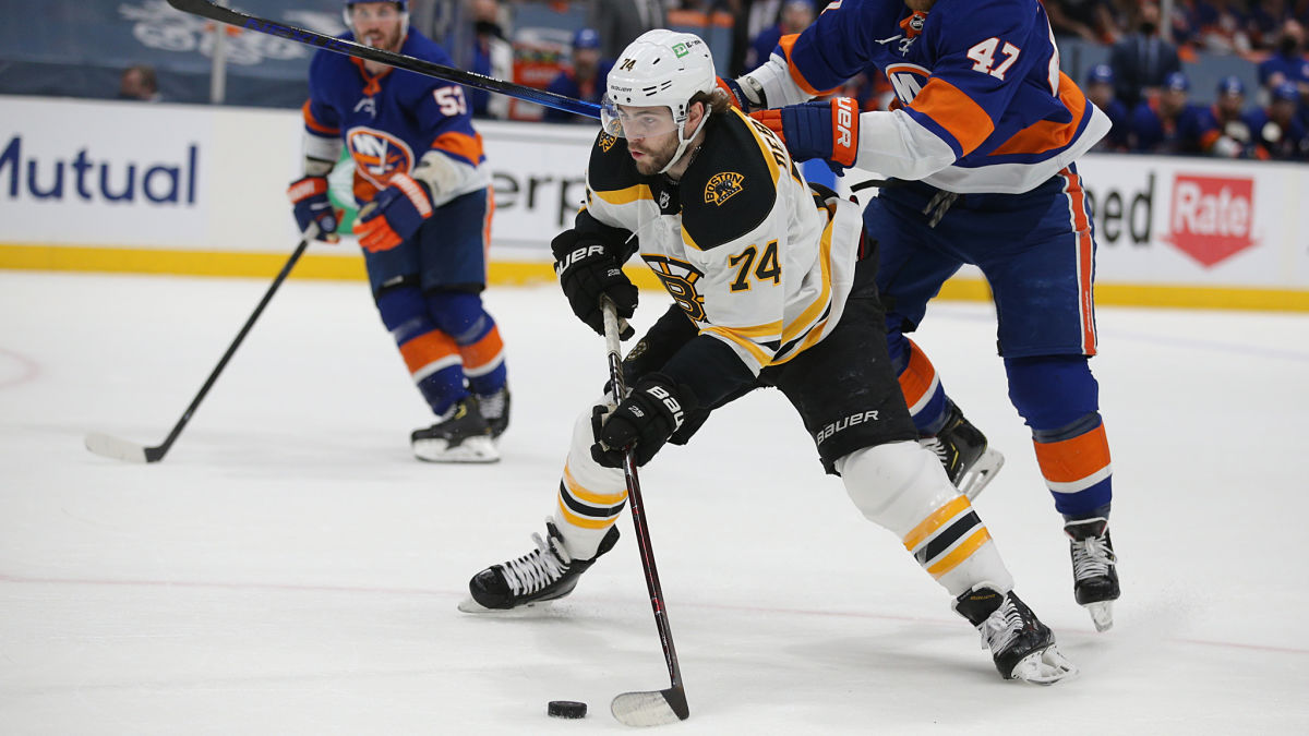 Boston Bruins forward Jake DeBrusk