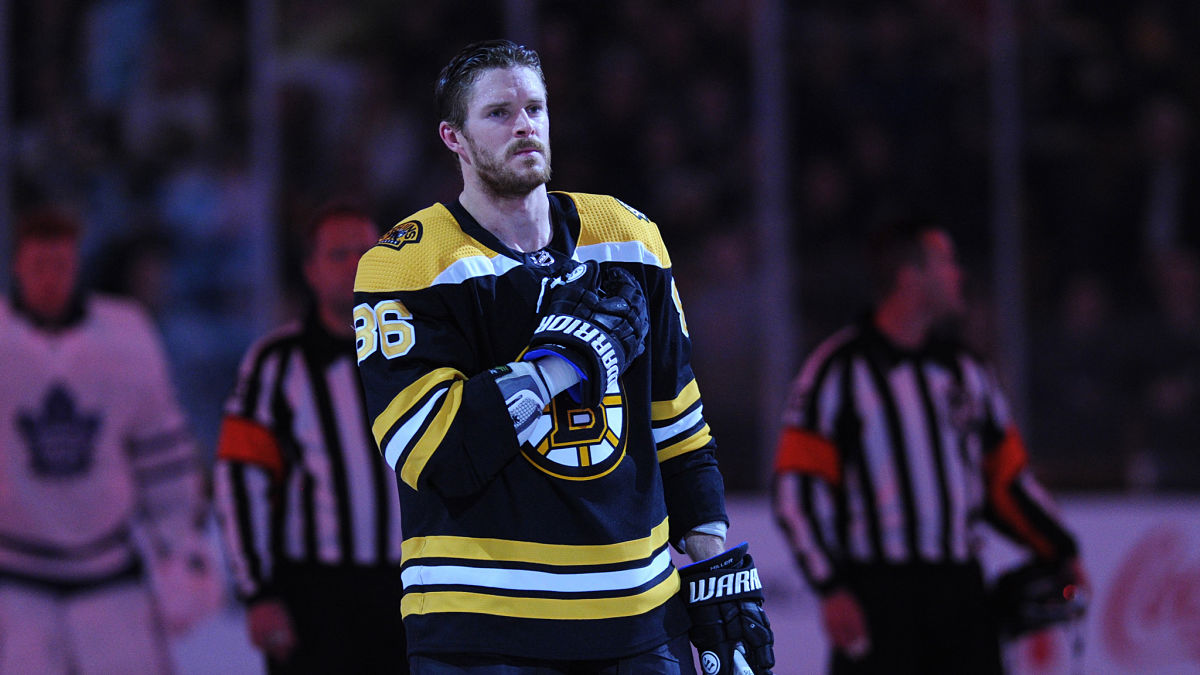 Boston Bruins defenseman Kevan Miller