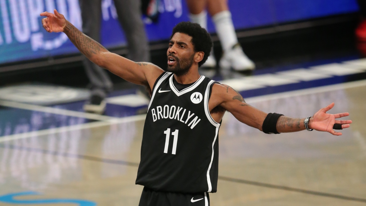 Brooklyn Nets point guard Kyrie Irving