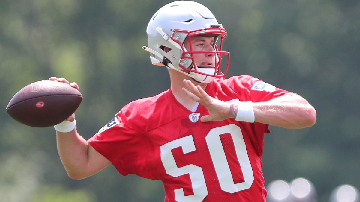 New England Patriots quarterback Mac Jones
