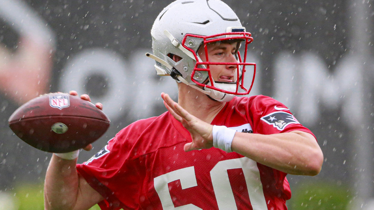 New England Patriots quarterback Mac Jones
