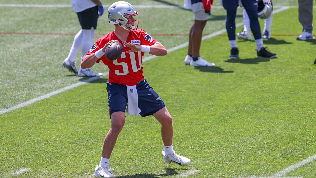 New England Patriots quarterback Mac Jones