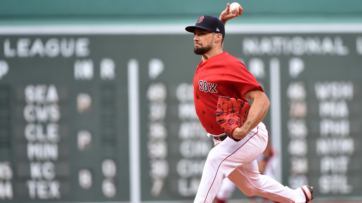 Boston Red Sox pitcher Nathan Eovaldi