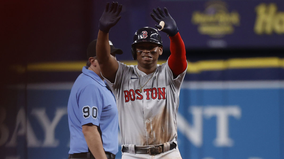 Boston Red Sox third baseman Rafael Devers