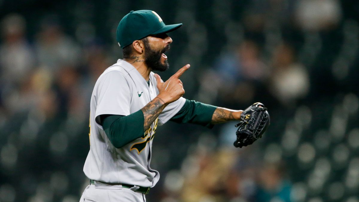 Oakland Athletics reliever Sergio Romo