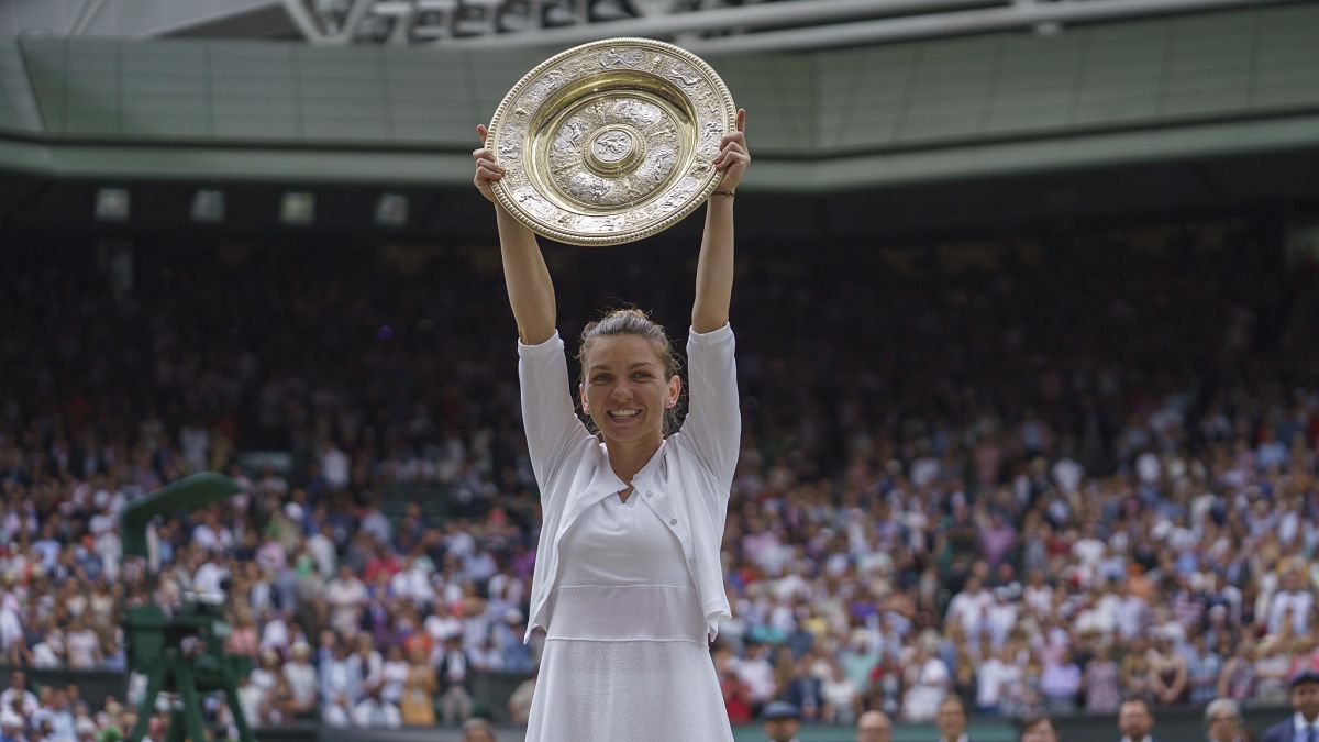 Professional tennis player Simona Halep