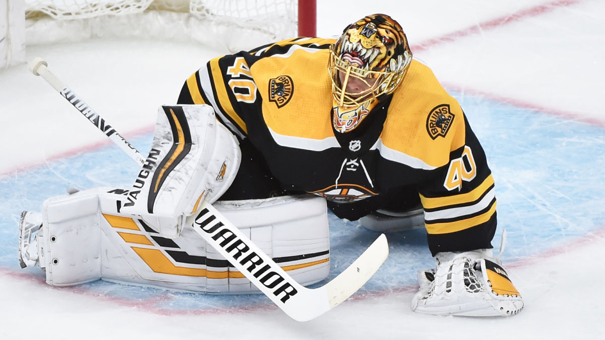 Boston Bruins goalie Tuukka Rask