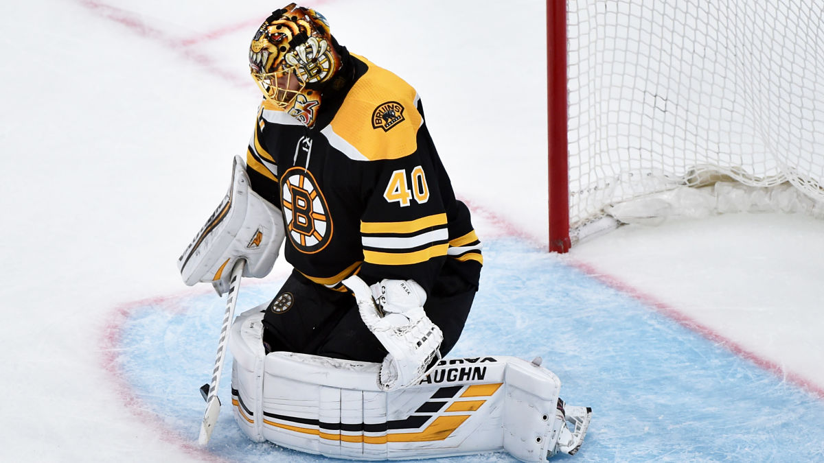 Boston Bruins goalie Tuukka Rask