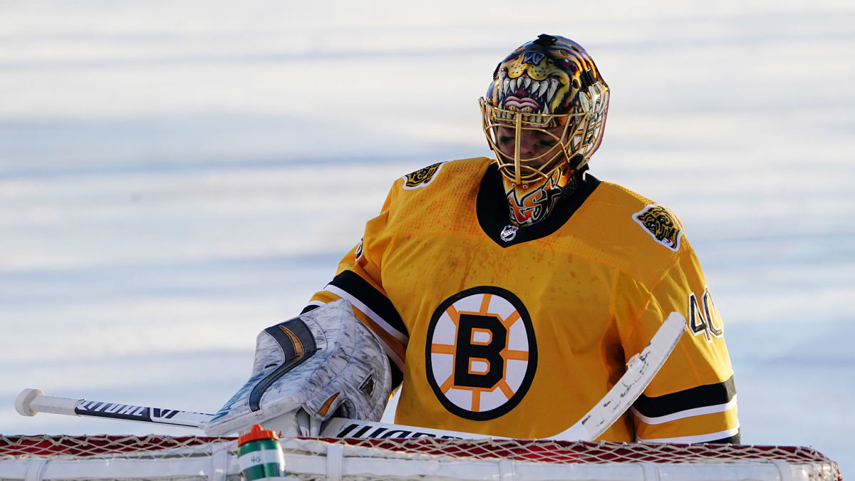 Boston Bruins goalie Tuukka Rask