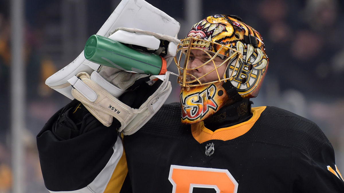 Boston Bruins goaltender Tuukka Rask