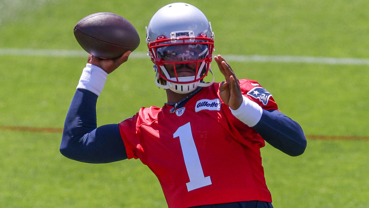 New England Patriots quarterback Cam Newton