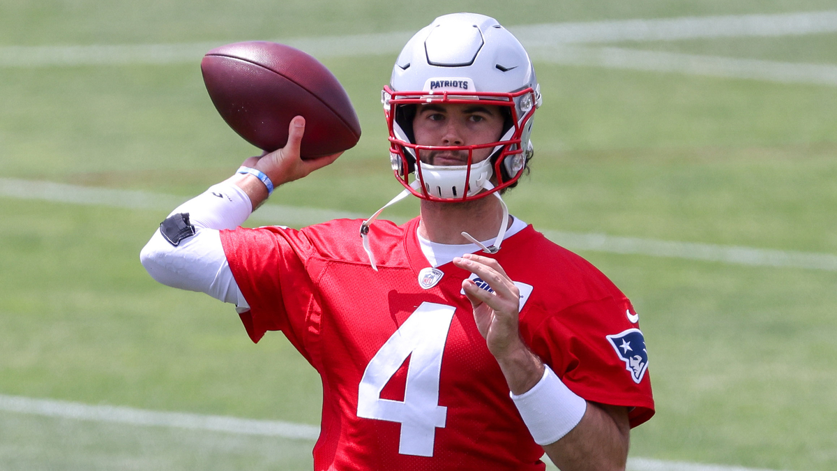 New England Patriots quarterback Jarrett Stidham