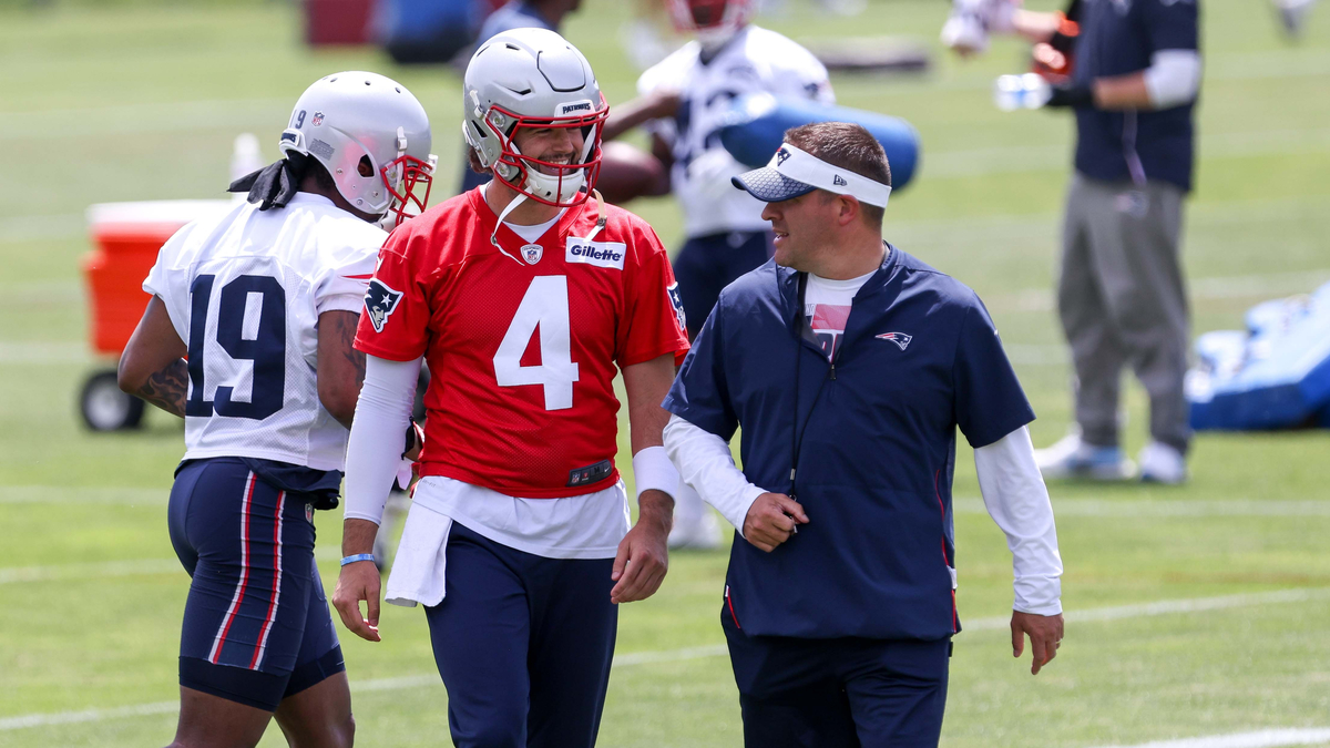 New England Patriots quarterback Jarrett Stidham