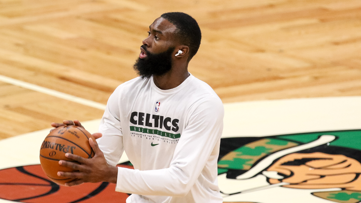 Boston Celtics guard Jaylen Brown